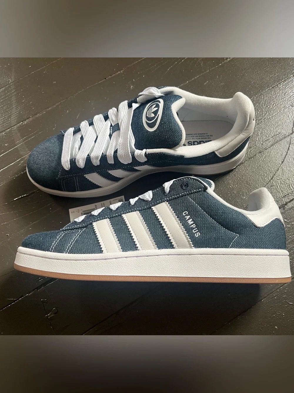 adidas Campus Men’s Navy & White Low-Top Sneakers